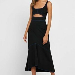 Topshop midi bodycon dress
